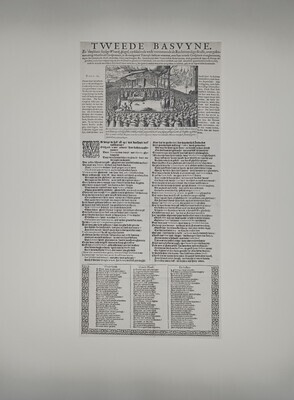 95b2660e-4e0d-401c-b608-af0d57170206.jpg; 0000-0014-HHI; 'Tweede Basuyne' (executie op 't Groene Zoodje op 27 februari 1623); prenten