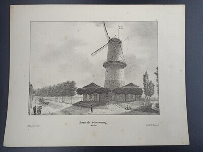 97c1ba09-0e45-4108-b31d-db3739b1c8df.jpg; 1952-0024-HHI; Route de Schevening.; prenten