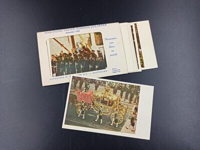 97d59518-f1f2-4db0-aaca-9165b216d2ad.jpg; 1997-0002-PRE/a-i; Foto mapje met foto's van de inhuldiging van Koningin Juliana; fotomap