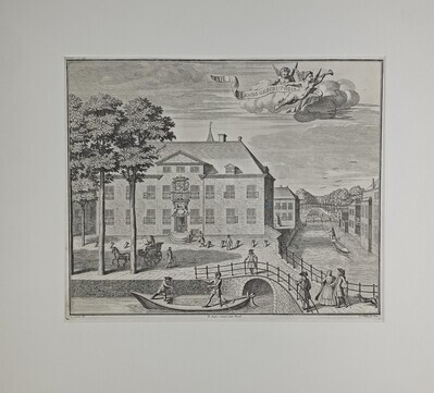 9a225ce0-b37b-41b0-b619-9258cca87743.jpg; 1955-0002-PRE; 's-Lands geschuthuis te 's-Gravenhage, ca. 1730; prenten