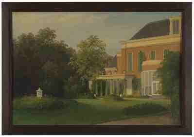 9a31242f-40ad-431d-9f5f-cbda115f70f6.jpg; 0000-0033-SCH; Buitenrust aan tuinzijde (de bloementuin van Zorgvliet); schilderingen