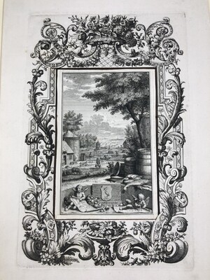 9a885567-45e8-4823-9306-141ecfbf45e9.jpg; 0000-0022-HHI; Titelprent uit 'Tegenwoordige Staat der Verenigde Nederlanden'.; prenten