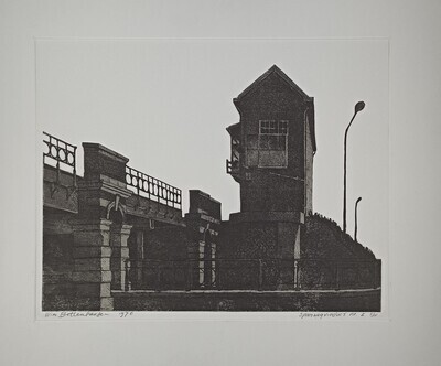 9aadda6c-27f5-4796-a407-9d9e2ff4157a.jpg; 1977-0099-PRE/K; 'Spoorwegviaduct nr.1'; prenten