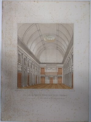 9bd906ff-0614-4379-a328-659f6369ffb1.jpg; 1982-0529-PRE; Het Binnenhof, interieur Tweede Kamer; prenten