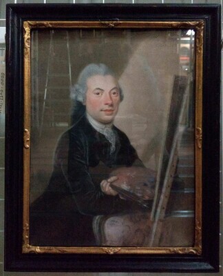 9c2c9737-9eba-4163-a8bc-08692a82334a.jpg; 0000-0433-TEK/OB; Portret van de schilder Jan van Os; tekeningen