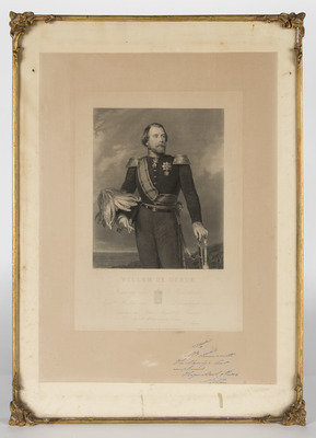 9e65a372-a4ff-4554-81e3-d1b21d3bb599.jpg; 2013-0013-PRE; Portret van koning Willem III; lithografieën (prenten)