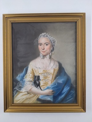 9eedccd8-726a-476a-883e-7b0101c68f39.jpg; 1922-0186-TEK; Portret van Catharina Emants; tekeningen