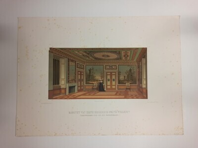 a07cd0bf-3d1a-4833-8741-beb3eded19ed.jpg; 1982-0517-PRE; Het Binnenhof, kabinet Prins Willem V.; prenten