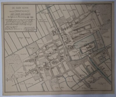 a1adf7f5-f255-4651-b4d2-7952003397a9.jpg; 1956-0054-TEK; Plattegrond van 'Die Haghe' (1560-1570); tekeningen