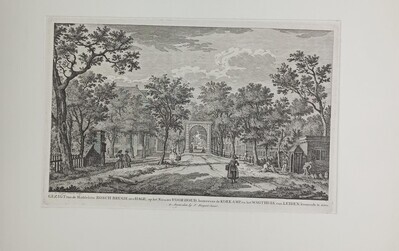 a22e5190-0302-4454-8e9e-3e1cbe8f193a.jpg; 1955-0013-PRE; De Nieuwe of St. Sebastians Doelen te 's-Gravenhage, ca. 1730; prenten