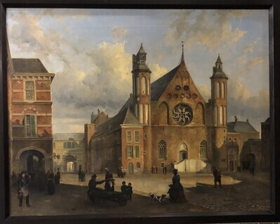 a4d7b94b-be08-49e2-98bb-4d3dc75b02e5.jpg; 1909-0003-SCH; Het Binnenhof.; schilderingen