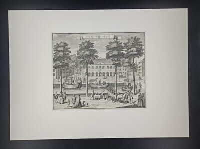 a58cb1f8-430a-4f0e-a296-5a8903e65623.jpg; 1955-0016-PRE; Het Kooren-huis te 's-Gravenhage, ca. 1730; prenten
