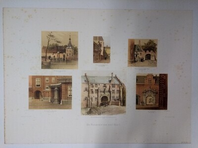 a6a8b1f3-552c-4f18-8637-66247351a6d8.jpg; 1982-0514-PRE; Het Binnenhof, De poorten van het Hof I; prenten