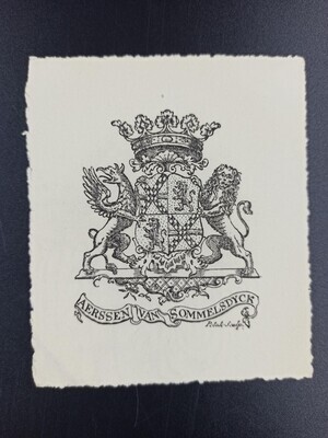 a7d8184f-7dfc-4802-bb2c-d647bb205509.jpg; 1913-0002-HHI/b; Familiewapen van Aerssen van Sommelsdijck.; prenten