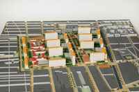 ae1dba16-06a6-4de9-9b20-93cd1bee8dc2.jpg; 1988x0042-HHI; Bestemmingsplan Oranjeplein.; maquettes (schaalmodellen)