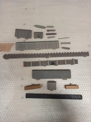 b14ea522-d211-408c-b21c-a196747d7e5b.jpg; 1941-0001-MHO/102; Losse onderdelen van de Maquette van het Binnenhof; diversen