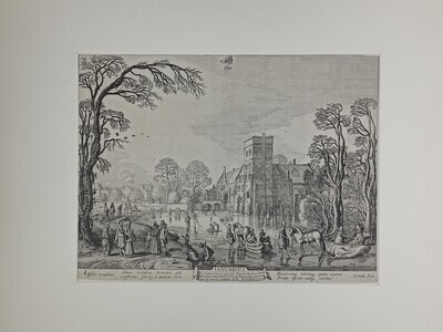 bc5795f6-db8b-4b61-9f5e-416042938547.jpg; 0000-0011-HHI; 'Januari' (gezicht op de Hofvijver en het Binnenhof).; prenten