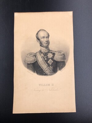 c1e93171-8a39-4237-9a0a-e5bafe7b3da4.jpg; 1997-0276-HHI; Portret van Willem II.; prenten