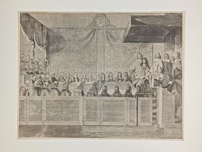 c2bbf3f9-f4a5-4c18-bbdd-61aff63e4a05.jpg; 0000-0005-HHI; Karel II van Engeland in de vergadering der Staten van Holland, 1660.; prenten