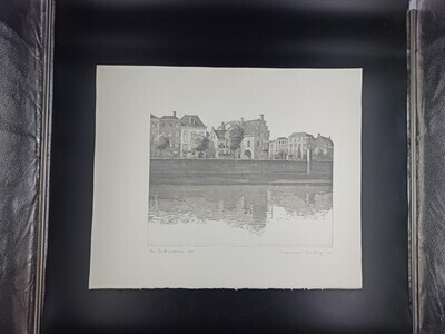 c5b4de51-b134-4fd1-a5cb-8b3063edcc2d.jpg; 0000-0257-HHI; Aquatint voorstellende de Gevangenpoort te Den Haag.; aquatint (prent)