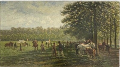 c70b2918-9451-4792-9d5e-b757212105c8.jpg; 1912-0008-SCH; Paardenmarkt op het Malieveld.; schilderingen