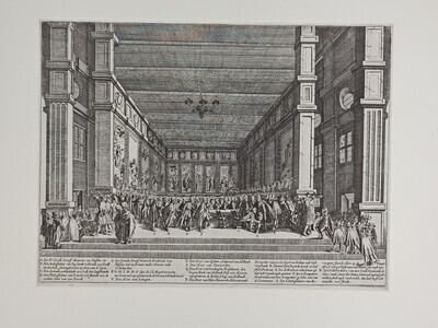 cea7c3d4-b68a-4b74-a674-ed112182976a.jpg; 0000-0079-HHI; Prins Maurits ontvangt de orde van de kousenband, 1613; prenten