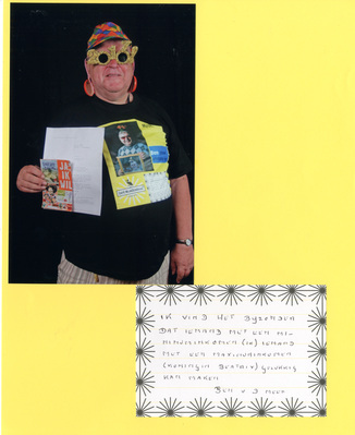 d3f58fa7-e794-4ba7-9695-8875619c410b.jpg; V-HHM-1607; Het topstuk (brief van koningin Beatrix) van Ben vd Meer; MijnDenHaag*