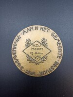 d6f1a625-bd6d-4a35-897d-e2bfd386589c.jpg; 1988-0003-PEO; Penning van het Gemeentebestuur 's-Gravenhage; onderscheidingen (eretitels)