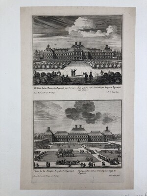 d8aa09b7-495e-4147-9f2c-e2a4d3b3c43d.jpg; 1986-0272-PRE/1-2; Het Huis ter Nieuburg te Rijswijk.; prenten