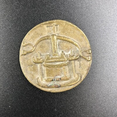 da8cd630-b38a-496b-8952-b83b51b810d0.jpg; 0000-0063-PEO/2; Brandspuitpenning van de Societeit te 's Gravenhage; onderscheidingen (eretitels)