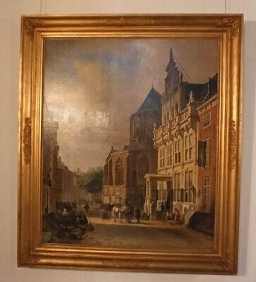 df2ea0b4-c6b3-4566-b305-992cc25b0269.jpg; 0000-0079-SCH; Het Raadhuis te 's-Gravenhage.; schilderingen