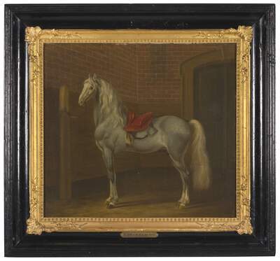 e3b33abe-e7c7-4a11-bf43-fe33f34d8ae4.jpg; 1921-0004-SCH; Het paard "Sultan"; schilderingen