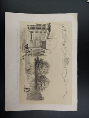 e9f197d9-09ed-466f-bc6d-96c20eea62f2.jpg; 1960-0115-PRE; Gezicht op het Lange Voorhout vanaf de Kneuterdijk.; prenten