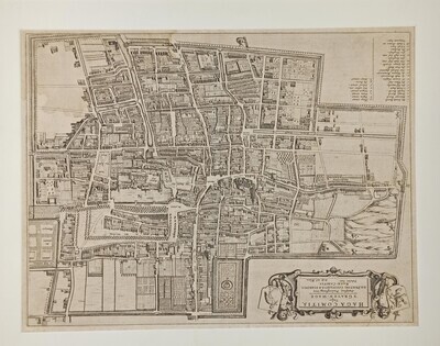 ecf16cb1-6100-4361-8cb3-3104fe524e4b.jpg; 0000-0052-HHI/1; Kaart van Den Haag, 17de eeuw.; prenten