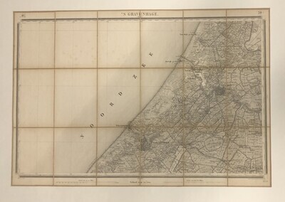 efa03615-88d3-428d-a5f9-6bc0a5695f3a.jpg; 0000-0033-HHI/b; Kaart van 's-Gravenhage en omgeving; prenten