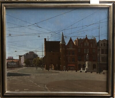 f16aa5d2-1bd9-4724-a141-c6fcc52d7b58.jpg; 2010-0005-SCH; Gezicht op de Gevangenpoort; schilderingen