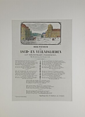 f4c92ab8-2e77-495c-a5b0-92a8c7283c55.jpg; 1973-0271-PRE; 'Heilwensch Der Asch- en Vuilnislieden aan 's-Gravenhage's ingezetenen' 1848; prenten