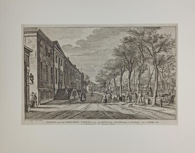 f53dc629-ea0c-4177-93f3-a08c66751c86.jpg; 1958-0060-PRE; 'Gezicht van den Nieuwen Uitleg naar de Middenste Boschbrug en 't Giethuis. De Princessegracht'; prenten