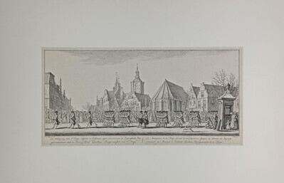 f67c27f1-01a0-4ddf-b380-597fc1c0e0d7.jpg; 0000-0006-HHI/16; De begrafenisstoet van Gouvernante Prinses Anna (Delft, 1759).; prenten