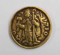 f7075dea-33e6-492d-b5f2-a82443dcfd45.jpg; 0000-0066-PEO; Het St. Jozef- of Steenhouwersgilde te 's Gravenhage; Gildepenning