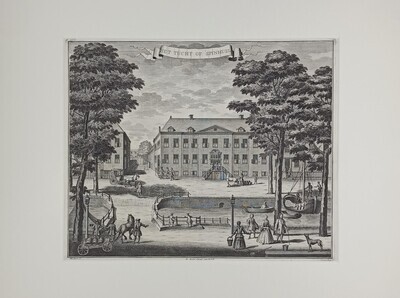 f85f1c8c-12b6-47b1-a7e6-0adf7ea19dd5.jpg; 1955-0009-PRE; Het Tucht-of Spinhuis te 's-Gravenhage.; prenten