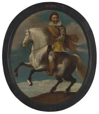 f9bf06a9-db49-4dfc-87ed-9c7c05f0d700.jpg; 1870-0022-SCH; Prins Frederik Hendrik te paard; schilderingen