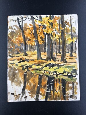 fa8229a0-c49f-4efa-b7d8-c4e593a87011.jpg; 0000-0002-PRE; Schildering vermoedelijk Haagse Bos; schilderingen