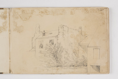 fccc0733-b3ab-4459-8b86-8c0412f8c7f5.jpg; 2013-0009-TEK/01; Tekening uit een schetsboek van Alexine Tinne, reizen in Europa.; schetsboeken