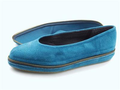 00047.jpg; 00047; Veterschoen, door afritsbare schacht te veranderen in een ballerina; derbymolière