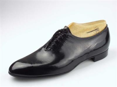 00443.jpg; 00443; Veterschoen, uit één stuk gemaakt; rijgmolière