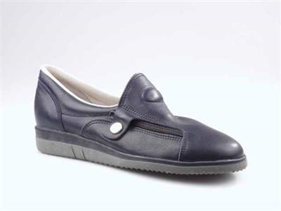 00453.jpg; 00453; schoen met ritssluiting; drukknoop; loafer