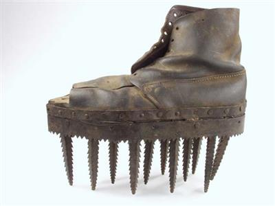 06720.jpg; 06720; Kastanjefijnstampschoen; veterschoen