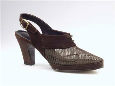 09474.jpg; 09474; Slingback met doorzichtig voorblad uit de serie 'Netting'; slingback