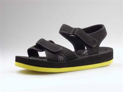 09583.jpg; 09583; sandaal met teenband en enkelband met klittebandsluiting; Sandaal